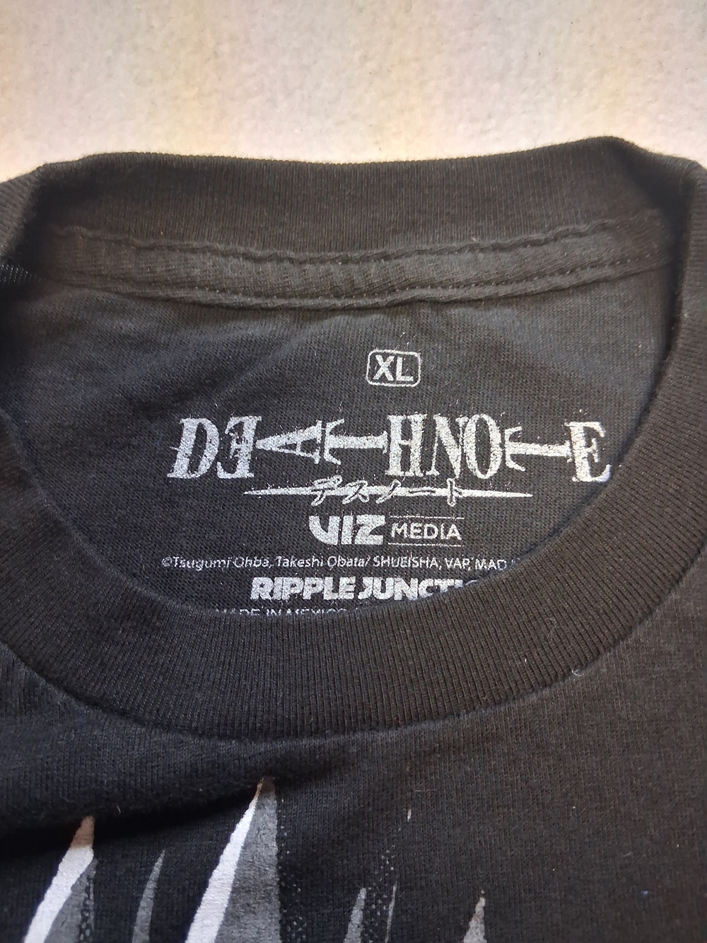 Death Note Black Graphic Kids Short Sleeve Tee - Picture 5 of 5